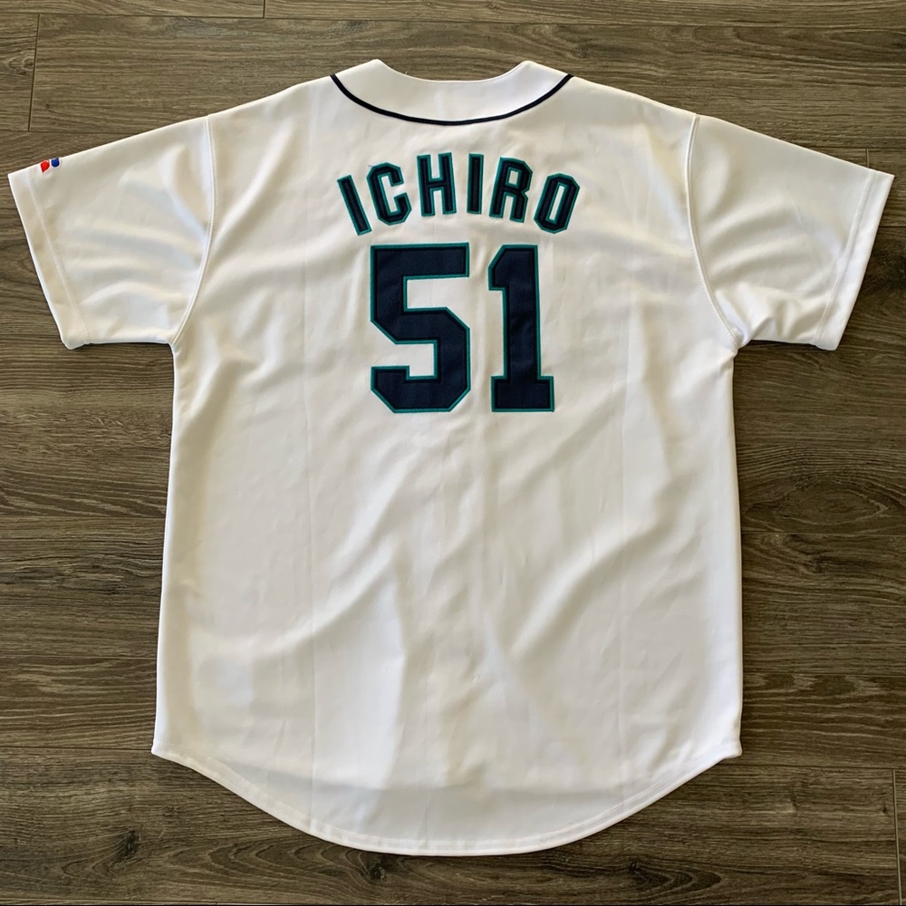 Seattle Mariners Authentic Stitched Ichiro Jersey